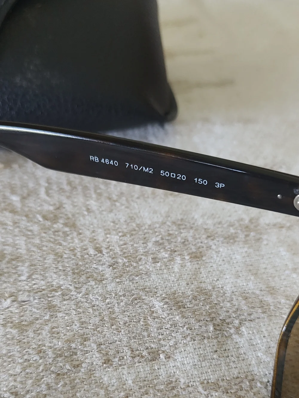 Ray-Ban Men’s Tortoiseshell Sunglasses with Brown Lenses Polarized